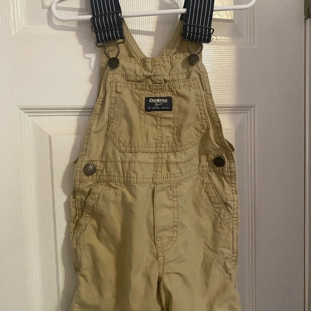 Oshkosh B’Gosh Khaki Shortalls